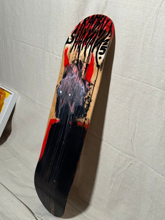 Devil Skateboard - Ramen Shaman Art