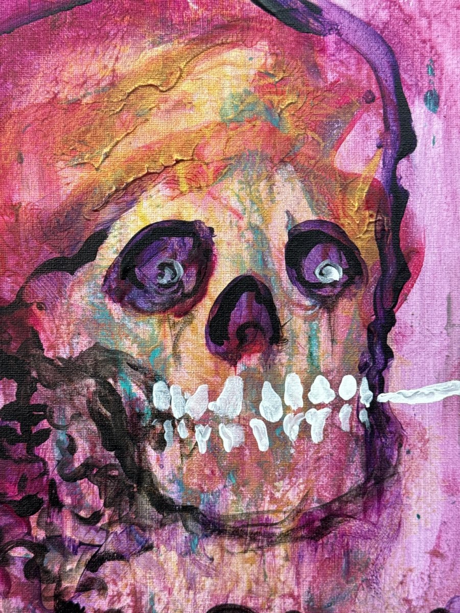 It’s hard to be an artist skull - Ramen Shaman Art