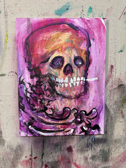 It’s hard to be an artist skull - Ramen Shaman Art