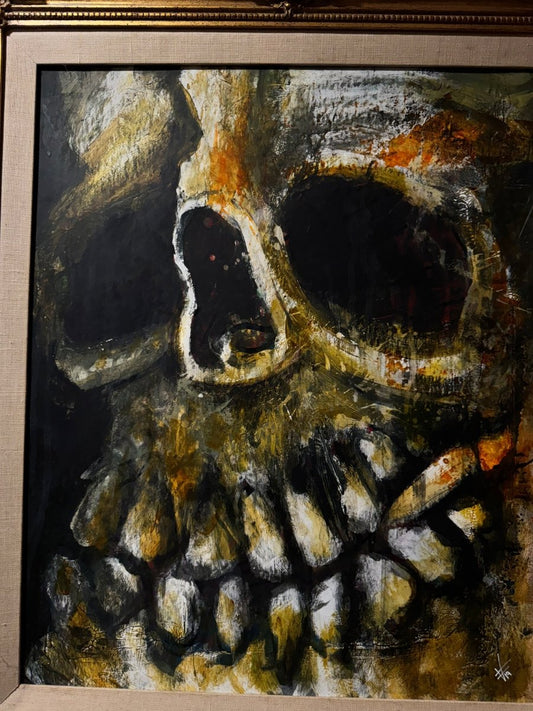 Smoking skull - Ramen Shaman Art