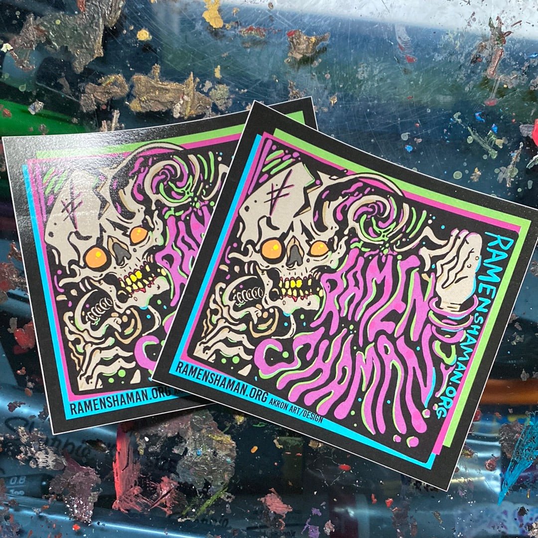 Color Ramen Square Stickers! - Ramen Shaman Art
