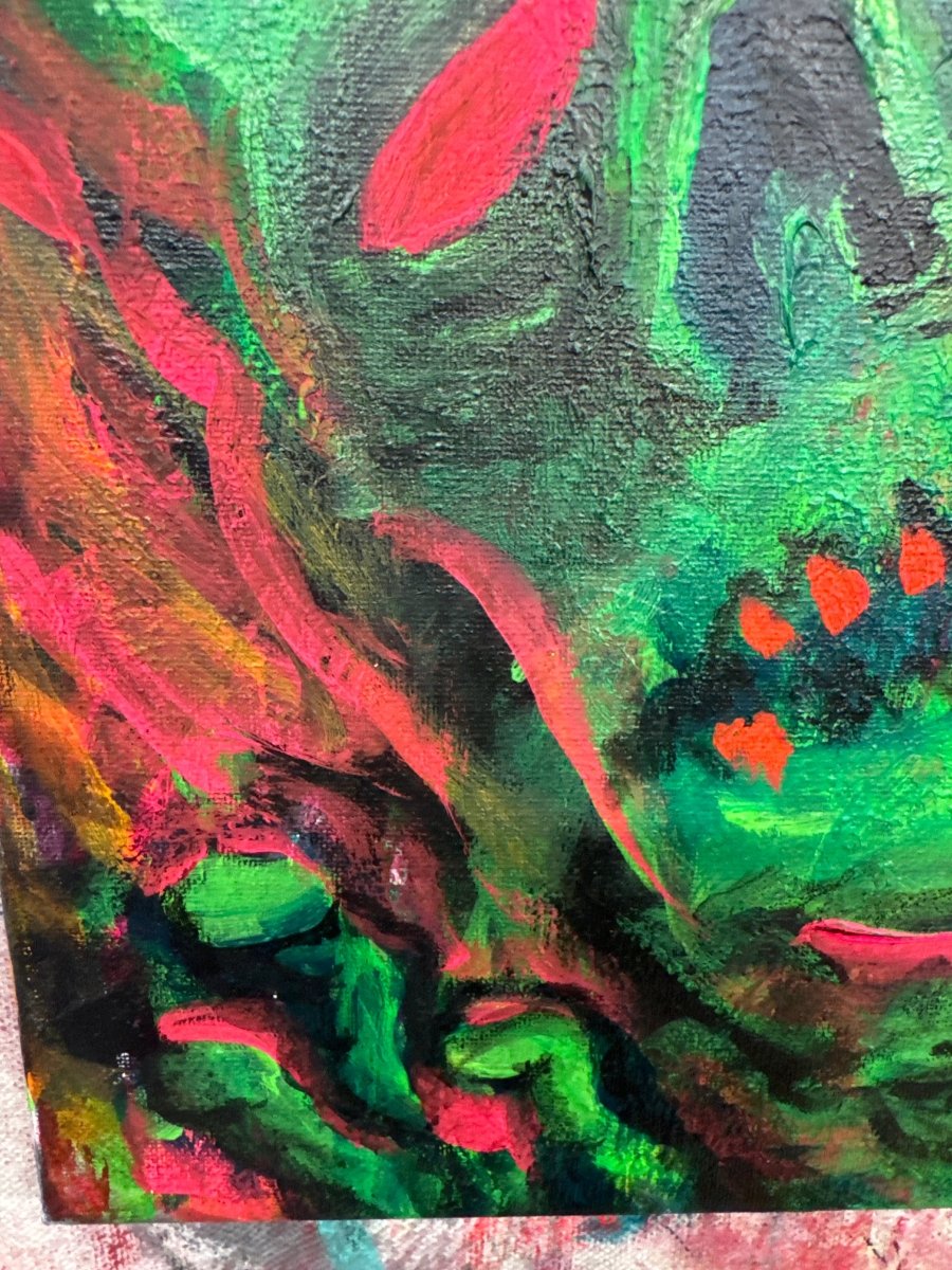 In the fire - Ramen Shaman Art