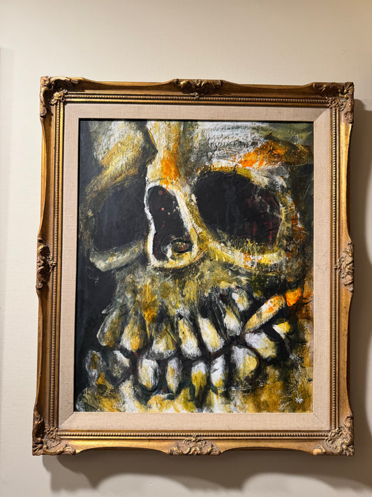 Smoking skull
