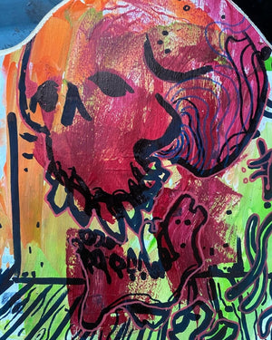 Skull Impression - Ramen Shaman Art