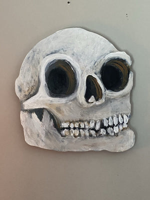 Wood Skull - Ramen Shaman Art