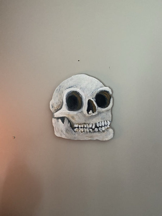 Wood Skull - Ramen Shaman Art