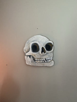 Wood Skull - Ramen Shaman Art